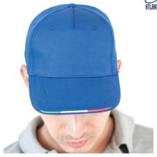 5 panels cap with embroidered Italian flag (Atl Start Five Italia 8180)